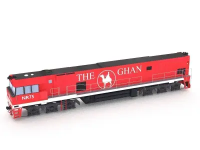 The Ghan gran train 3D model