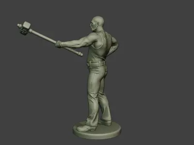Bill HammerMan BH1 0002 3D print model