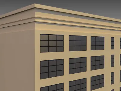 Commercial Building 008 3D model
