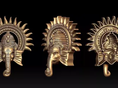 Ganesha Pendant 3D print model