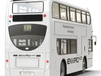 Alexander Dennis Bus Enviro400 Simple Interior 3D model