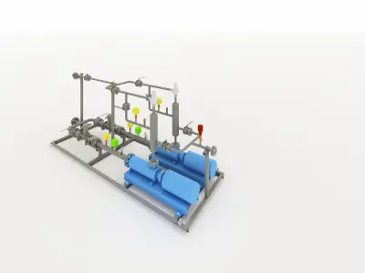Pump HEATEX-4008 Free 3D model