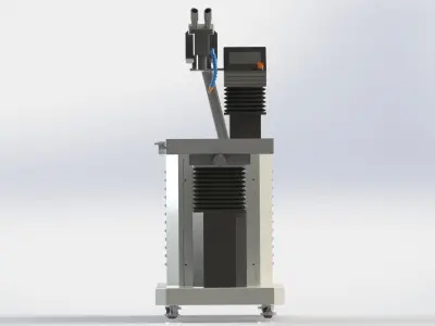 Laser welding impulse MANUAL mashine YAG Nd 3D model 3D model