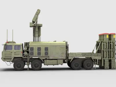HQ 11 Air Defense and Anti-Missile System 3D model