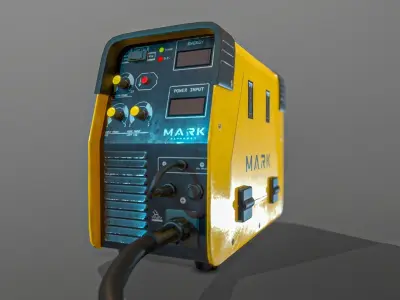 Welding machine - POWERMAT  Low-poly 3D model