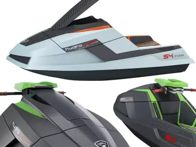 Hydrospace HSR Benelli S4  3D model