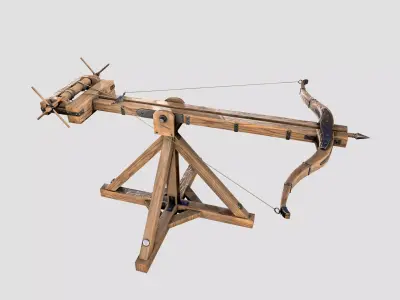 Ballista Low-poly 3D model