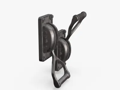 Industrial Power Switch Low-poly 3D model buy