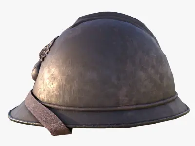M15 Adrian Helmet Low-poly 3D model