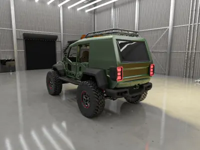 Gaz 69 restyling concept 2023 3D model