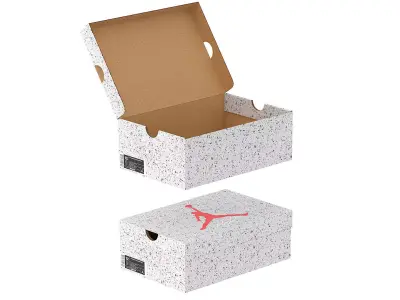 Jordan Box PBR 08 Low-poly 3D model