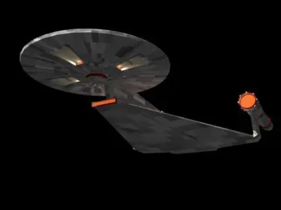Lost Ship Free low-poly 3D model