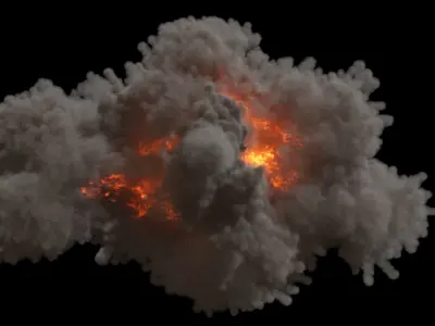 Muzzle Flash 3D model