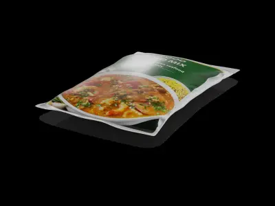 Frozen seafood Seafood Gumbo Mix Low-poly 3D model
