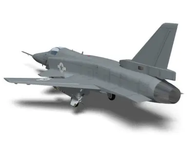 grumman x-29 3D model purchase