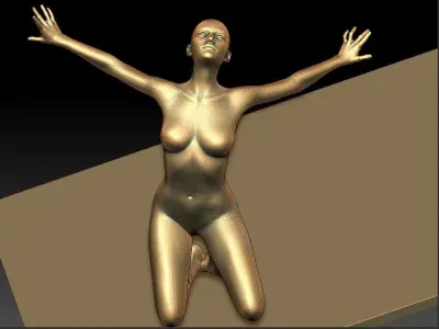part 2 anatomy woman- 10 character 3D model