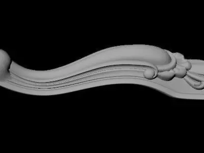 leg High quality 3d models for processing on a cnc machine  3D model 39
