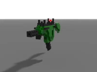 Vector voxel 3D model