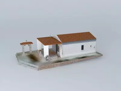 Church house Free 3D model purchase