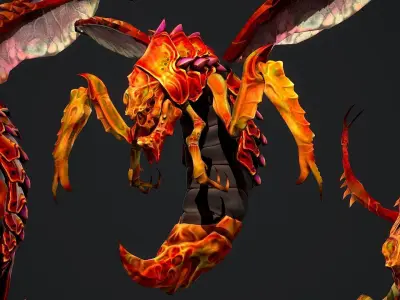 Insects family pack Zbrush models 3D model