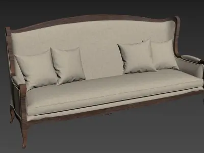 Antique Chair 3D model