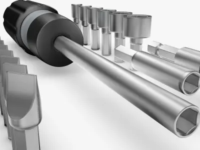 Bit screwdriver 3D model