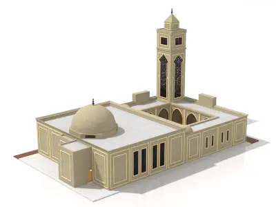 Mosque 3D model get