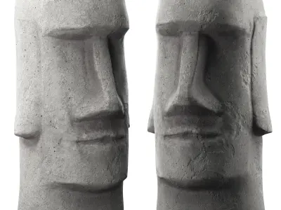 Moai Idol  3D model