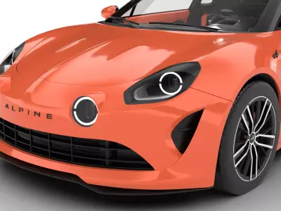 Alpine A110 S 2022 3d model 3D model