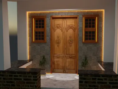 Temple exterior 3D model