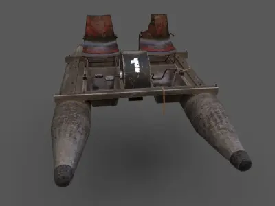 Old Water Bike no 1 3D model