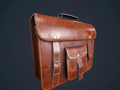 Briefcase Classroom Office HDRP Low-poly 3D model