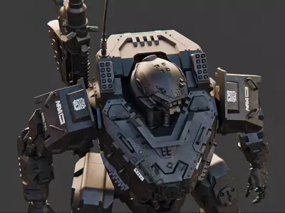 Fighter Mech  3D model