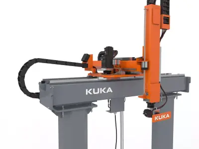 Linear Gantry Robot Adjustable 3D model