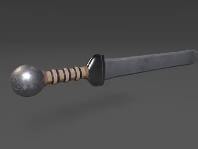 Sword Gladius Low-poly 3D model