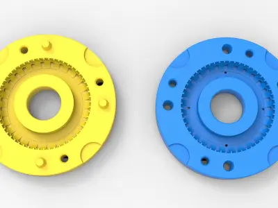 Mold for diecast tire 13 Scale 1 to 10 and 1 to 14 and 1 to 25 3D print model