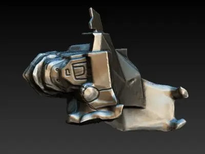 Predator back pack 3D model