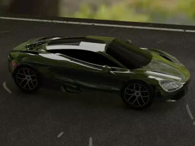 Car replica 3D model