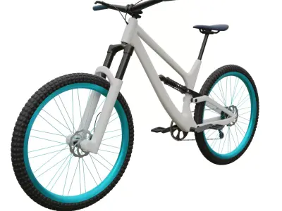 Downhill Bicycle 3D model