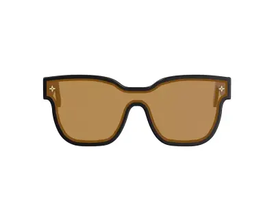 Orange Tint Sunglasses 3D model