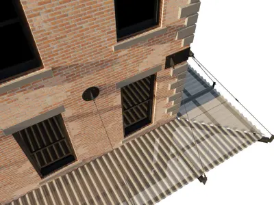 New York City Corner 3D model