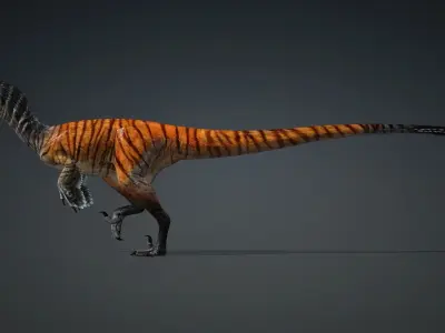 Austroraptor dinosaur 3D model type of dinosure Free 3D model