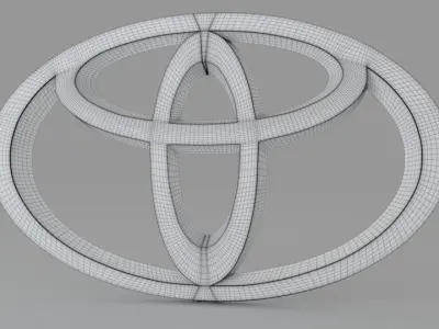 Toyota Logo Free 3D model
