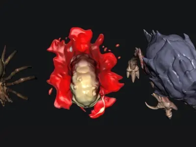 Creature 3D model 55