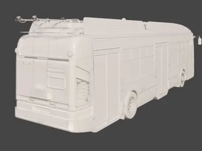 Skoda 24Tr Low-poly 3D model