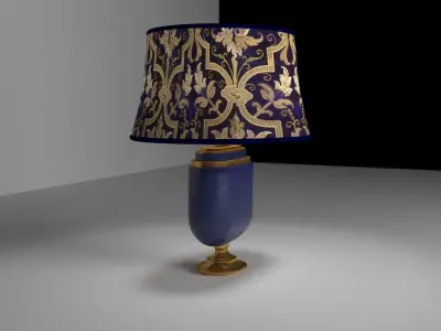classic royal  lampshade Low-poly 3D model