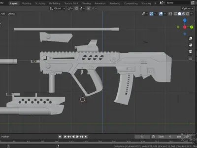 TAR 21 3D model