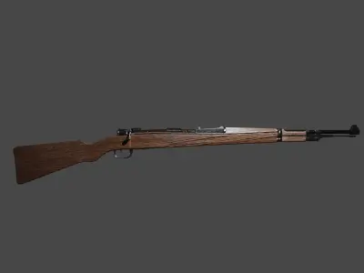 KAR98K  LOW POLY Low-poly 3D model