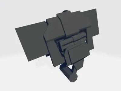 Head Lamp - Flashlight Low-poly 3D model