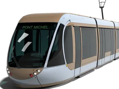 Alstom Citadis City Tramway 3D model